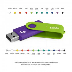 Flash Drives - Helix 4GB Mix & Match Flash Drive