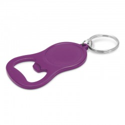 Metal Keyrings - Chevron Bottle Opener Key Ring