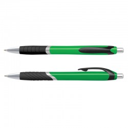 Plastic Promotional Pens - Jet Coloured Barrel Plastic Pen