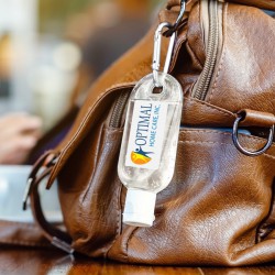Hand Sanitisers - Carabiner Hand Sanitiser 30ml