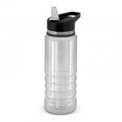 Drink Bottles - Triton Elite Bottle - Clear and Black- 750ml