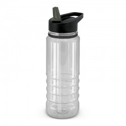 Drink Bottles - Triton Elite Bottle - Clear and Black- 750ml