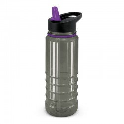 Drink Bottles - Triton Elite Bottle - Clear and Black- 750ml