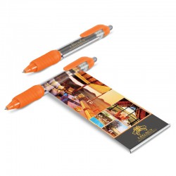 Plastic Promotional Pens - Aries Banner Pen