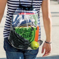 Bottle Openers - Clarity Drawstring Backpack