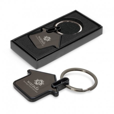 Metal Keyrings - Capital House Key Ring