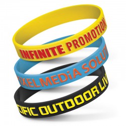Sunglasses - Silicone Wrist Band - Embossed