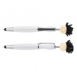 Plastic Promotional Pens - Mop Topper Pen