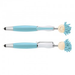 Plastic Promotional Pens - Mop Topper Pen