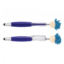 Plastic Promotional Pens - Mop Topper Pen