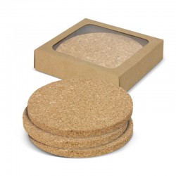 Coasters - Oakridge Cork Coaster Round Set of 4
