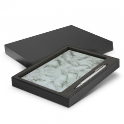 Flasks - Marble Notebook and Pen Gift Set