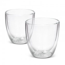 Name & Pin Badges - Tivoli Double Wall Glass Set - 310ml