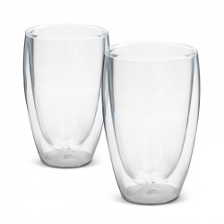 Name & Pin Badges - Tivoli Double Wall Glass Set - 410ml