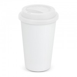 Reusable Coffee Cups - Aztec Double Wall Coffee Cup - Full Colour