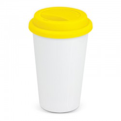 Reusable Coffee Cups - Aztec Double Wall Coffee Cup - Full Colour