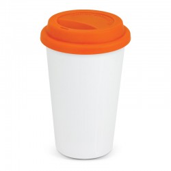 Reusable Coffee Cups - Aztec Double Wall Coffee Cup - Full Colour