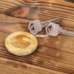 Metal Keyrings - Echo Key Ring - Round