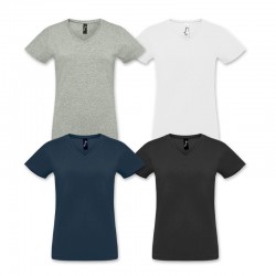 Ladies Promotional T Shirts - SOLS Imperial Womens V Neck T-Shirt