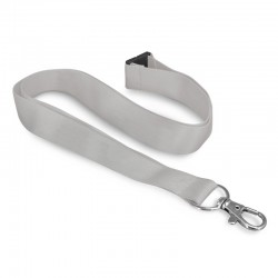 Custom Printed Lanyards - Soft Touch Logo Lanyard