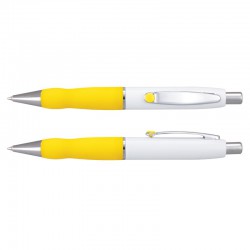 Metal Promotional Pens - White barrel Turbo Metal Pen