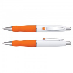 Metal Promotional Pens - White barrel Turbo Metal Pen