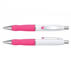 Metal Promotional Pens - White barrel Turbo Metal Pen