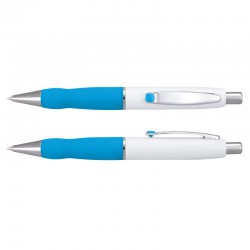 Metal Promotional Pens - White barrel Turbo Metal Pen
