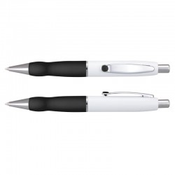 Metal Promotional Pens - White barrel Turbo Metal Pen