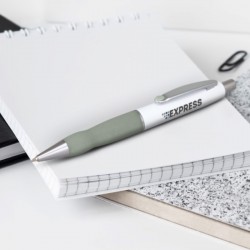 Metal Promotional Pens - White barrel Turbo Metal Pen