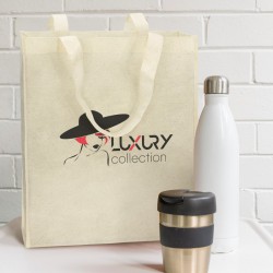 Toiletry Bags - Kira A4 Natural Look Tote Bag