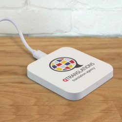 Shopping Tote Bags - Vector Wireless Charger - Square