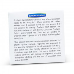 Sunscreen & Lip Balm - Sunburn Alert Stickers