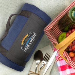 Picnic Blankets - Glasgow Fleece Blanket with Strap