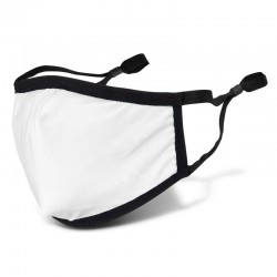 Portable Headphones - Full Colour Reusable Face Mask Premium - Indent