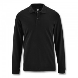 Men's Promotional Polo Shirts - SOLS Perfect Mens Long Sleeve Polo