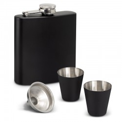 Branded Flasks - Dalmore Hip Flask Gift Set- 170ml