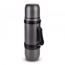 Branded Flasks - Swiss Peak Duo Cup Vacuum Flask -700ml