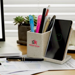 Phone Accessories - Oaken Wireless Charger Desk Caddy