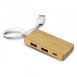 USB Accessories - Bamboo USB Hub
