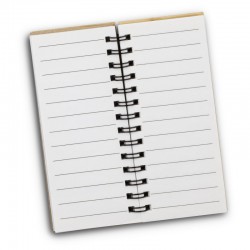 Printed Post It Notes - Bamboo Sticky Note Wallet