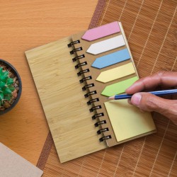 Printed Post It Notes - Bamboo Sticky Note Wallet