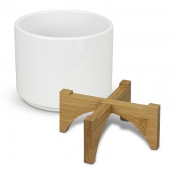 Homeware Products - Planter with Bamboo Base