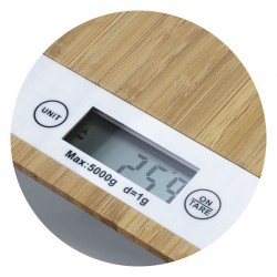 Homeware Products - Bamboo Kitchen Scale