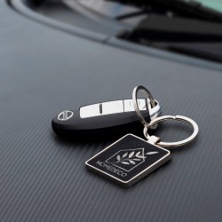 Metal Keyrings - Capulet Key Ring - Square