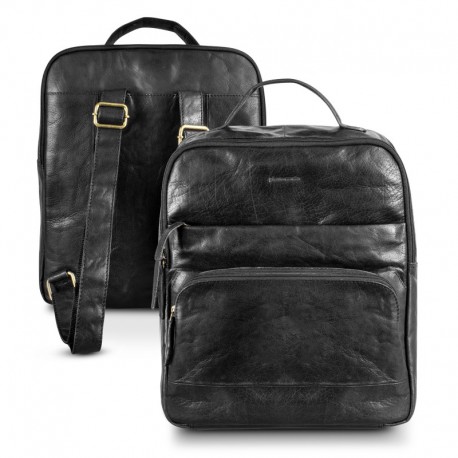 Backpacks - Pierre Cardin Leather Backpack