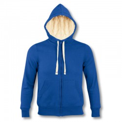 Hoodies - SOLS Sherpa Unisex Zipped Sweatshirt