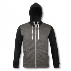 Hoodies - SOLS Silver Unisex Zipped Sweatshirt