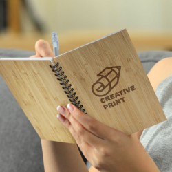 Flasks - Bamboo Notebook - Medium