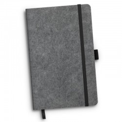 Flasks - RPET Felt Hard Cover Notebook - A5